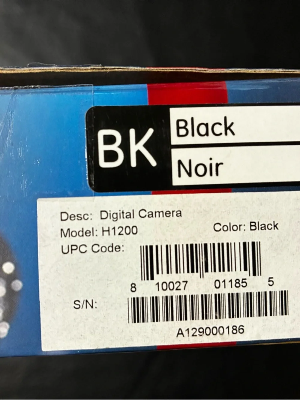 GE H1200 Compact Digital Camera in Black